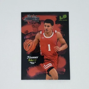 JOHNNY DAVIS 2022 Wild Card Alumination Basketball #LS-13 Red Light Show - Picture 1 of 2