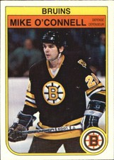 1982-83 O-Pee-Chee Boston Bruins Hockey Card #17 Mike O'Connell