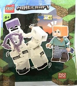 LEGO Minecraft Alex Mit Skelett Und Pferd Folie Packung Set 662206 (IN Säcken)