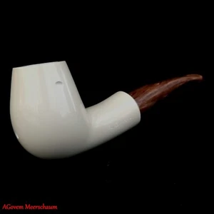 AGovem Billard handgeschnitzt türkischer Block Meerschaum Rauchen Tabakpfeife AGM1679 - Bild 1 von 11
