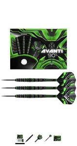 New Harrows Avanti 90% Tungsten Steel Tip Darts – 21 Grams - Picture 1 of 5