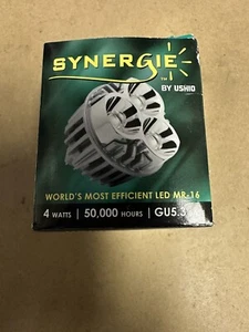 NEW-Ushio 1003604 WFL50 DL70 - 4 Watt 12 Volt MR16 Flood Light Bulb - Picture 1 of 7