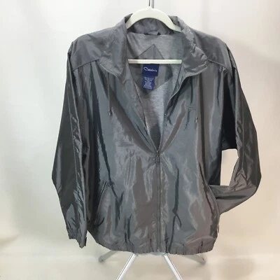 Jaqueta corta-vento Catalina prata peso médio forrada de algodão tamanho médio 8-10 - Imagem 1 de 4