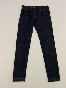Authentic Dolce and Gabbana Straight Darck Blue Jeans size 40 - Picture 1 of 8