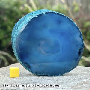 Agate chunky polished slice -  carving, jewellery, genuine spiritual healing - Picture 1 of 1