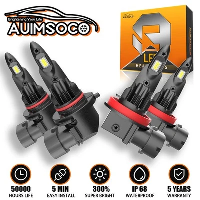 For Chevrolet Colorado 2015-2020 2021 2022 LED Headlight Bulbs Hi/Low Beam Combo - Image 1 of 4