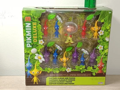 *FREE SHIP* CAPTAIN OLIMAR + 10 PIKMIN Deluxe Box Set World of Nintendo Jakks - Image 1 of 4