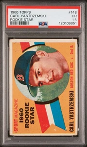 1960 Topps Carl Yastrzemski #148 Rookie Star PSA 1,5 - Imagen 1 de 2