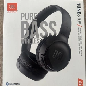 JBL Tune 510BT Pure Bass Wireless Bluetooth Kopfhörer Schwarz 100% Original - Bild 1 von 1