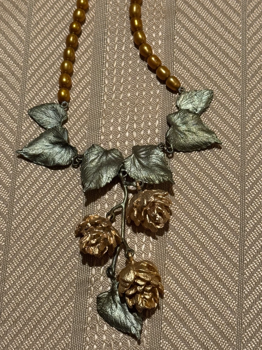 MICHAEL MICHAUD ラズベリー ネックレス ヴィンテージアクセサリー・アンティークジュエリーやヨーロッパの