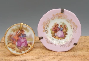 Vintage Limoges Antik Porzellan Miniatur Teller - Bild 1 von 7