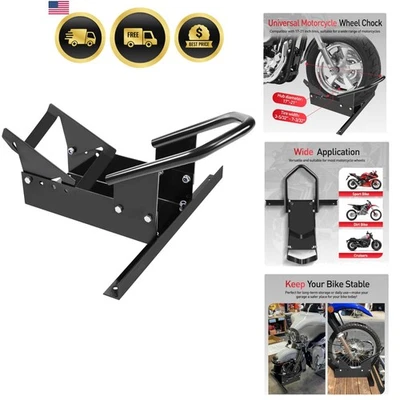 摩托车车轮锁重型支架适用于拖车和存储 1800 磅 — 第 1/4 张图片