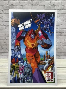 JUDD NELSON AUTOGRAPHED BOTCON 2016 TRANSFORMERS RODIMUS PRIME 11 x 17 PRINT - Picture 1 of 2