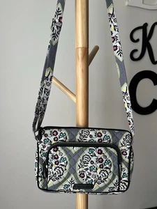 Vera Bradley Heritage Leaf RFID Little Hipster Umhängetasche - Bild 1 von 8