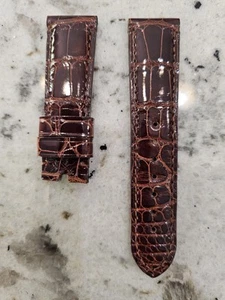 Authentic Radiomir - Panerai 24mm x 22mm Brown Alligator Watch Strap Band OEM - Picture 1 of 4