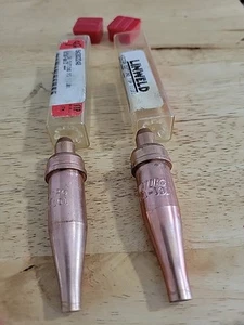 Lot of 2 1-1-101 Acetylene Cutting Torch Tips Victor Heavy Duty - Picture 1 of 6