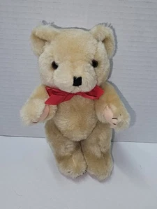 Oso de peluche de peluche tostado articulado posable 8" vintage - Imagen 1 de 2
