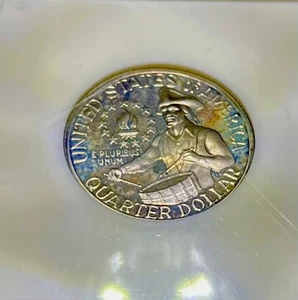 PR67 CAM 1976 S Washington  Bicentennial Quarter NGC Monster Toner Free Shipping - Picture 1 of 4