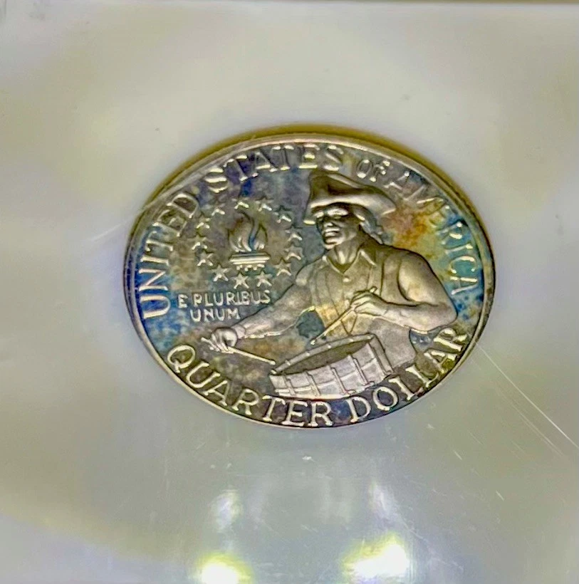 PR67 CAM 1976 S Washington  Bicentennial Quarter NGC Monster Toner Free Shipping - Image 1 of 4