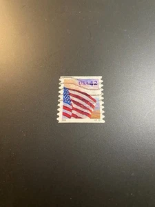U.S. Scott #4242 Flag At Dawn 2008 42¢ PNC1 Plate #V2222 Used Single NG - Picture 1 of 2