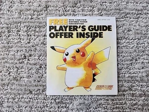 Pokemon Amarillo Game Boy Nintendo Power Player's Guide Insert DMG-APSE-USA - Imagen 1 de 4