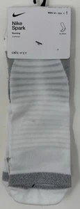 Nike Spark Running Cushioned Dri Fit No Show Men 12-13.5 White CU7201-100 - Picture 1 of 2