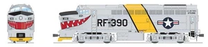 Broadway HO 7710 Baldwin RF16 Sharknose A - w/Sound & DCC US Air Force #RF-390 - Picture 1 of 1