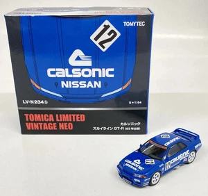 TOMYTEC TOMICA LIMITED VINTAGE NEO Calsonic Skyline GT-R 1993 model TLVN234b - Picture 1 of 3
