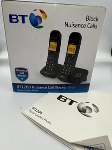 BT 1200 Uciążliwe blokowanie połączeń Twin Digital Telefon bezprzewodowy - Zdjęcie 1 z 6