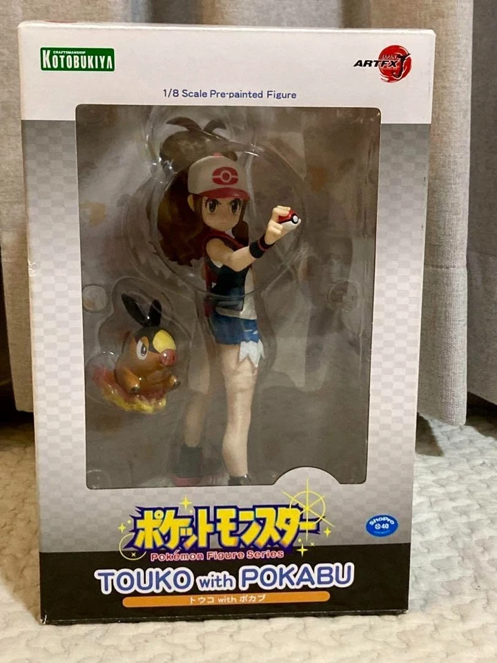 ARTFX J Pokemon Series Hilda with Tepig 1/8 Scale Kotobukiya Figure - Image 1 of 4