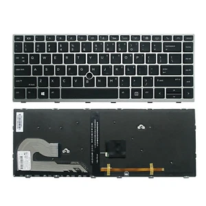 Per HP 830 840 850 G5 G6 850 G1 G2 828 840 745 G3 ZBOOK 15 G5 tastiera retroilluminata - Foto 1 di 16