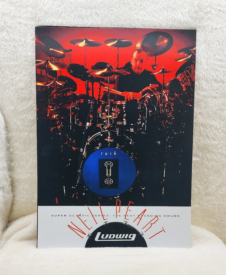 Rush Neil Peart Ludwig Promo Poster - Image 1 of 1