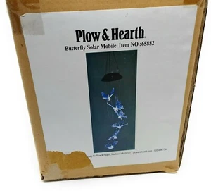 Plow & Hearth Butterfly Solar Mobile Item No. 65882 Décor - Picture 1 of 7