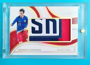 2023-24 Immaculate USA Brenden Aaronson Stegen Team Crest Patch 3/20 - Picture 1 of 2