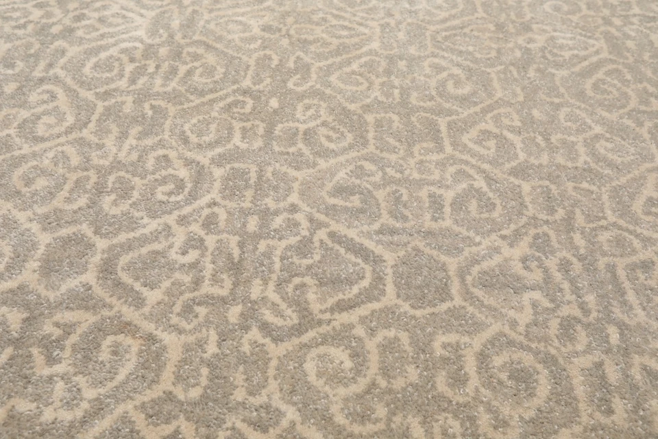 5' x 8' Handmade 100% Wool Patterned Traditional Oriental Area Rug Gray 5x8