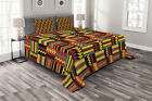 Kente Pattern Bedspread Zimbabwe