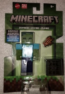 Figura Zombie Minecraft Incluye Carne Podrida y Monstruo Spawner Mattel/Mojang - Imagen 1 de 5