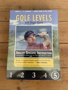 Golf Levels with Roger Gunn DVD Level 5 Two Disc Set Sealed!! - Imagen 1 de 3