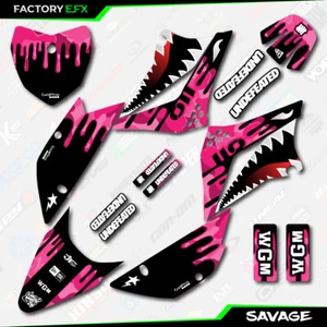 Kit de gráficos Pink Savage Racing se adapta a calcomanías 10-25 Kawasaki KLX110 KLX 110 - Imagen 1 de 2