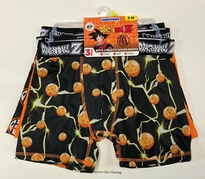 Boy's Dragon Ball Z Underoos Athletic Boxer Briefs 3-Pack Size 8 M Medium NEW - Picture 1 of 4