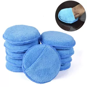 Microfiber Wax Applicator Pad 5" Ultra soft with Finger Pocket Polish for Wax-wl - Picture 1 of 5