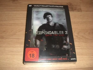 The Expendables 2 Back for War Limited Edition Blu-Ray Steelbook + Stoff-Banner - Picture 1 of 2