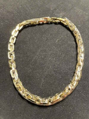 Collar EDDIE BORGO Oro 12K Vermeil Eslabón Cadena Collar - Precio de venta $475 Foto 1 de 4