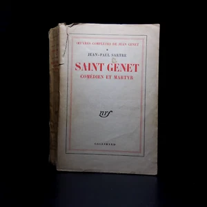 N23.608 Jean-Paul Sartre 1952 Saint Genet comédien martyr littérature française - Imagen 1 de 23
