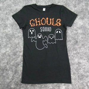 Camisa Live And Tell Niñas Pequeña Negra Halloween Ghouls Escuadrón Naranja Mangas Cortas - Imagen 1 de 13