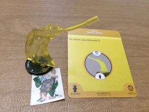 =HeroClix DC WAR OF LIGHT Sniper Rifle Orange R203.14 with card = - Picture 1 of 1