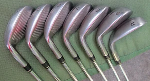 Nike Sling Shot 2010 Iron Set 4-9, Gap Wedge Steel , Stiff Flex - Picture 1 of 5