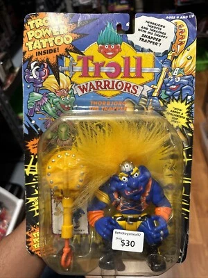 Troll Warriors - Applause Toys 1992 - Thorbjorg The Trapper action figure - Image 1 of 4