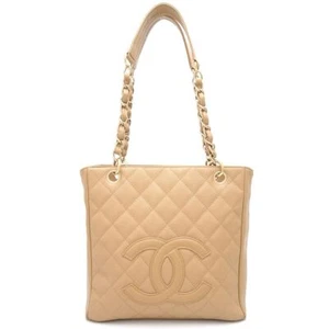 CHANEL Chain Tote Bag PST A50994 Caviar skin Beige / 351920 - Bild 1 von 10