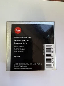 Leica Wrist Strap X / M # 18839 Suitable for all M, Q and CL Camera - Picture 1 of 6